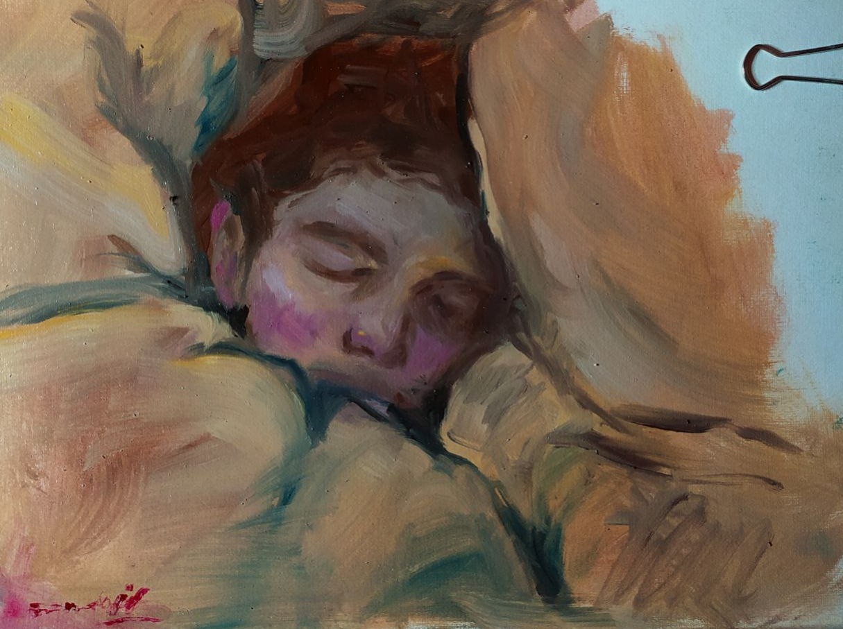 Artwork A-003 Her 24th Nap