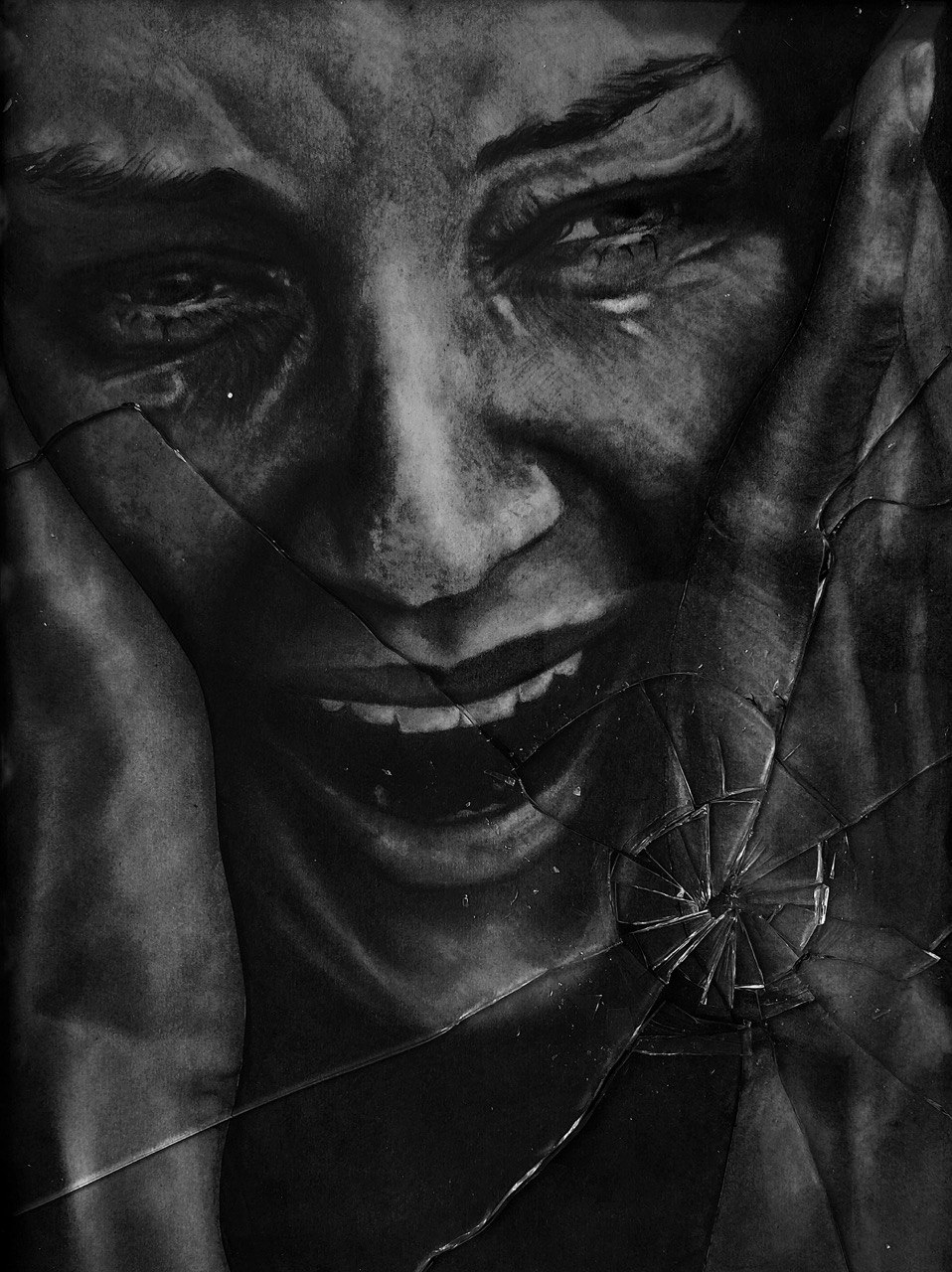 Artwork B-006 Shattered Scream